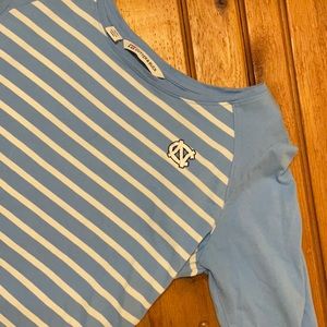 cutter back | tar heels three quarters sleeve tee